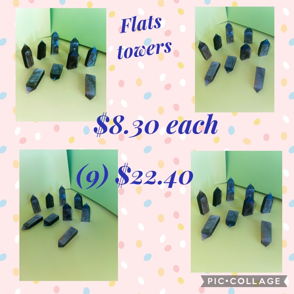 These are flats small towers